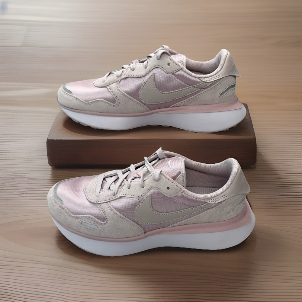New Nike Phoenix Waffle Women 10.5 Pink Plum‎ Chalk Running Shoes FJ1409-500